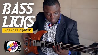 SIMPLE BASS GROOVE LICKS FOR AGBADZA MUSIC  LOCAL GHANAIAN MUSIC [upl. by Cranston]