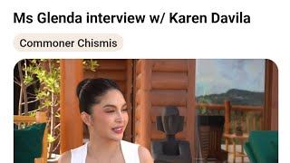 my reaction to  ms glenda interview with karen davila [upl. by Gilburt]