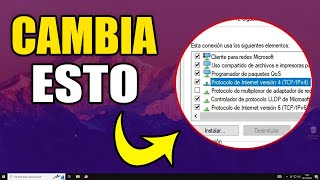 SOLO CAMBIA ESTO Y TU CONEXIÓN A INTERNET VOLARÁ 🔥 WIFI Y CABLE  SIN PROGRAMAS 2024 ✅ [upl. by Enelcaj]