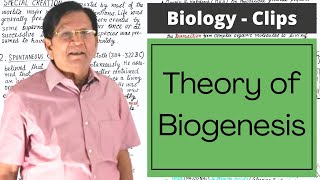 Theory of Biogenesis  Biology Clips [upl. by Ahsya]