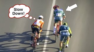 Mads Pedersen Steals Bonus Seconds from Teammate Skjelmose  ParisNice 2024 Stage 2 [upl. by Aikaj]