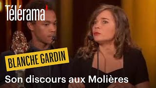 Aux Molières Blanche Gardin tacle les défenseurs de Roman Polanski [upl. by Amin]