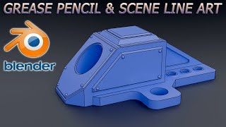 Blender – Grease Pencil and Line Art Modifier [upl. by Ameen]