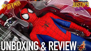 Hot Toys SpiderMan Unboxing amp Review [upl. by Aidnama]