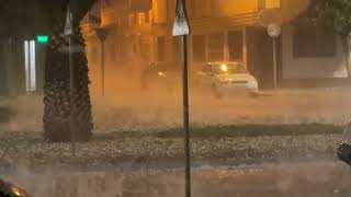 El peor granizo desde hace mucho tiempo en el ejido Almería [upl. by Ashlee]