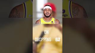 Carmelo Anthony Talks About Dropping 62 [upl. by Nottarts]