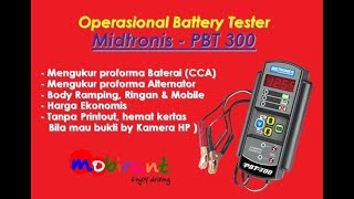 Midtronics Battery Tester PBT300 by JAutotrade 021 58353999 [upl. by Ainiger591]