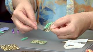 Filling Filigree with Polymer Clay [upl. by Siegler87]