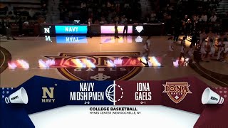 Highlights Navy Womens Basketball vs Iona 111224 [upl. by Venu]