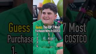 BIG JUSTICE Guesses The TOP 7 Most Purchased Costco Items shorts costco bigjustice therizzler [upl. by Siulegroj]