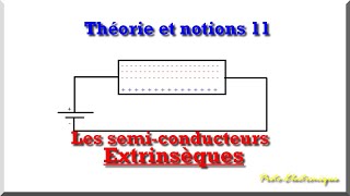 Théorie et notions 11  les semiconducteurs extrinsèques [upl. by Leonidas]