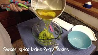 Making sweet gherkin pickles [upl. by Yaker]