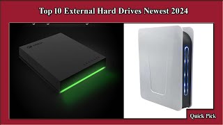 ✅ Top 10 External Hard Drives Newest 2024 [upl. by Tertia]