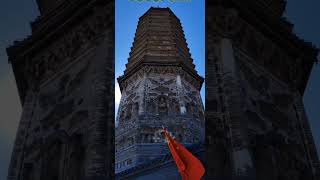 中国辽宁锦州义县辽代广胜寺塔 The Guangsheng Temple Pagoda of the Liao Dynasty Yixian Jinzhou Liaoning China [upl. by Methuselah]