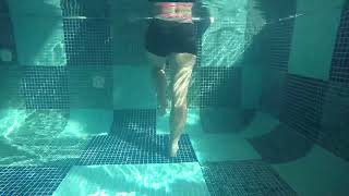 Hydrotherapy  Aquatic Therapy Exercises for Lower Limb Rehab Heel Raises [upl. by Valoniah]