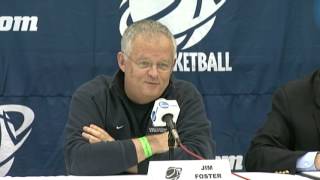 Chattanooga Coach Jim Foster Press Conference  Syracuse Womens Basketball [upl. by Hisbe]