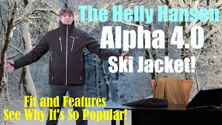 Reviewing The Helly Hansen Alpha 40 Ski Jacket [upl. by Dalenna]