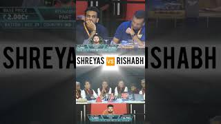 Sabse jyada mahga khiladi Rishabh pant aur Saresh ayyar ipl2025auction rishabhpant [upl. by Art]