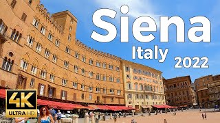 Siena 2022 Italy Walking Tour 4k Ultra HD 60 fps  With Captions [upl. by Nnylyrehc413]