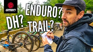 Most Popular Bikes at The Bike Park  Downhill Enduro Or Trail [upl. by Karilla]