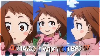 Ochako Uraraka  Free Twixtor clips  Boku no hero academia • ep 5 s7 [upl. by Odlamur]