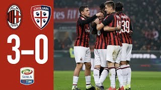 Highlights AC Milan 30 Cagliari  Matchday 23 Serie A TIM 201819 [upl. by Laiceps]