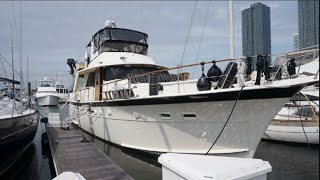 1982 Hatteras 53 Motoryacht  Karma 2023 Walkthrough [upl. by Hanleigh129]