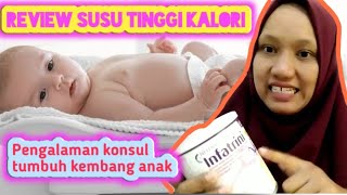 Pengalaman anak minum susu tinggi kalori  susu infatrini  anak bb seret [upl. by Vizza]