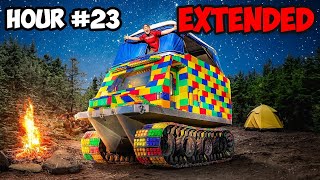 Surviving 24 Hours In My Lego Tank  EXTENDED [upl. by Adnik]