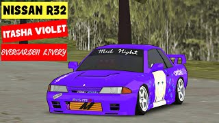 Fr Legends  Livery Itasha Nissan Skyline R32  Violet Evergarden [upl. by Aihseym]