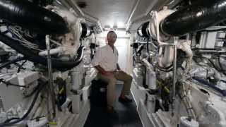 2002 65 Hatteras Convertible quotYOU KNOWquot Video Tour [upl. by Enelyw]