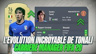 LÉVOLUTION INCROYABLE DE TONALI EN CARRIÈRE MANAGER SUR FIFA 20 [upl. by Clothilde548]