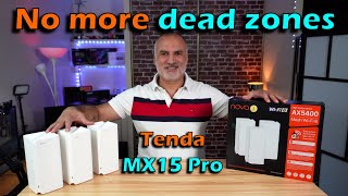 Tenda Nova MX15 Pro AX5400 WiFi 6 Mesh  Review and Setup Guide [upl. by Vinita970]