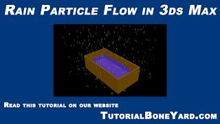 Particle Flow 3ds Max Tutorial [upl. by Oniotna]