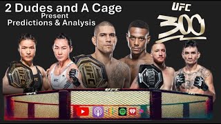 UFC 300 Predictions and Analysis full card [upl. by Annovy]