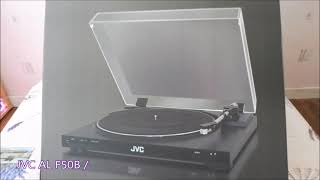 Déballage ET test de la platine vinyle JVC AL F50B [upl. by Nyloc]