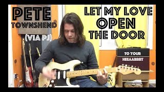 Guitar Lesson How To Play Let My Love Open The Door Like Eddie Does [upl. by Patrizio569]