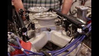 SEMA 2018 Edelbrocks SelfTuning ProFlo 4 Makes Port Injection EFI Simple [upl. by Luapnoj899]