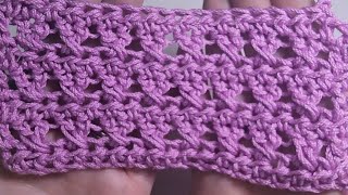 VERY EASY BEGINNER FRIENDLY CROSSED DOUBLE CROCHET STITCH TUTORIAL [upl. by Hterrag]