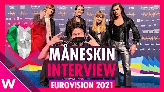 Måneskin quotZitti E Buoniquot Italy English Interview  Eurovision 2021 second rehearsal [upl. by Karine]