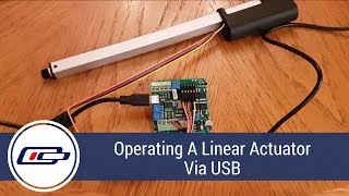 Linear Actuator Control Board Operation Via USB [upl. by Phelps]