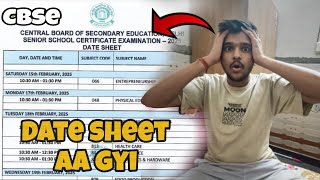 viyom ke CBSE BOARD ki DATE SHEET aa gyi 😱 [upl. by Adnilem]