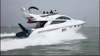 Vizion Fairline Phantom 48 Great Day Out with Motor Boat and Yachting [upl. by Eniluj]