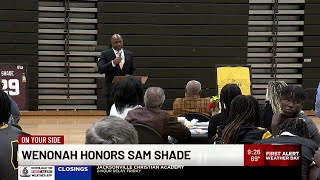 Wenonah honors Sam Shade [upl. by Miharba]