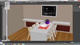 3ds max Yemek Odası Modelleme Vray Kaplama Ve Render Ayarları [upl. by Merilee189]