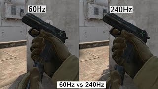 60hz vs 144hz vs 240hz ¿HAY DIFERENCIA  MONITORES GAMING [upl. by Yanad]