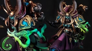 Painting Tutorial WH40K Thousand Sons Ahriman [upl. by Aihtniroc]