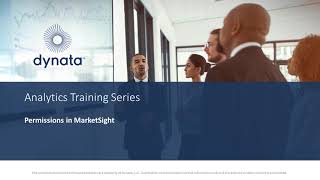 Dynata Training Series MarketSight  Permissions in MarketSight [upl. by Huskey]