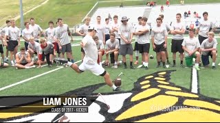 Liam Jones  Kansas Football Commit  Kicker [upl. by Revart496]