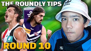 The Roundly Tips  2024 AFL Round 10 Tips  Predictions [upl. by Benyamin]